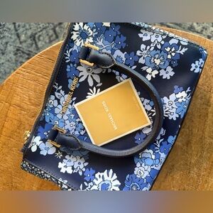 Michael Kors Blue Floral Women's Bag